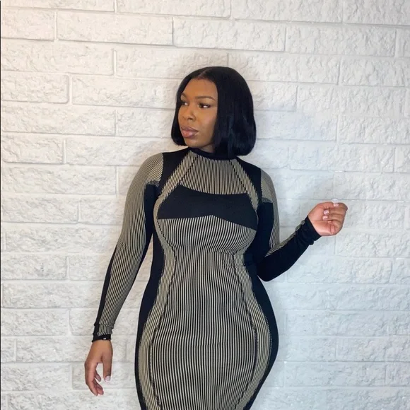 bodycon dress thick Final Sale Plus Size Ribbed Thick Bodycon Tank Dress in Multi-Color St   Chic And Curvy
